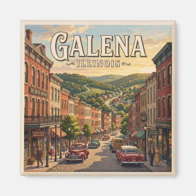 Imán Galena Illinois (Frente)