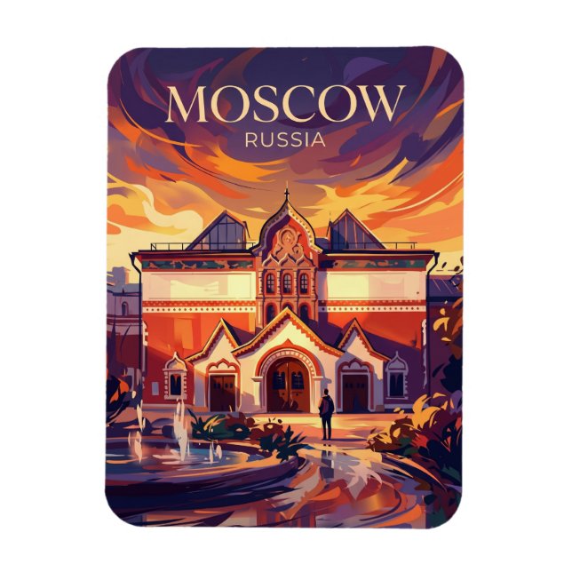 Imán Galería Tretiakov Rusia (Vertical)