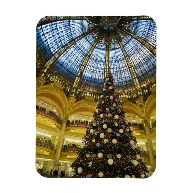 Imán Galeries La Fayette en Navidad, París, Francia (Vertical)