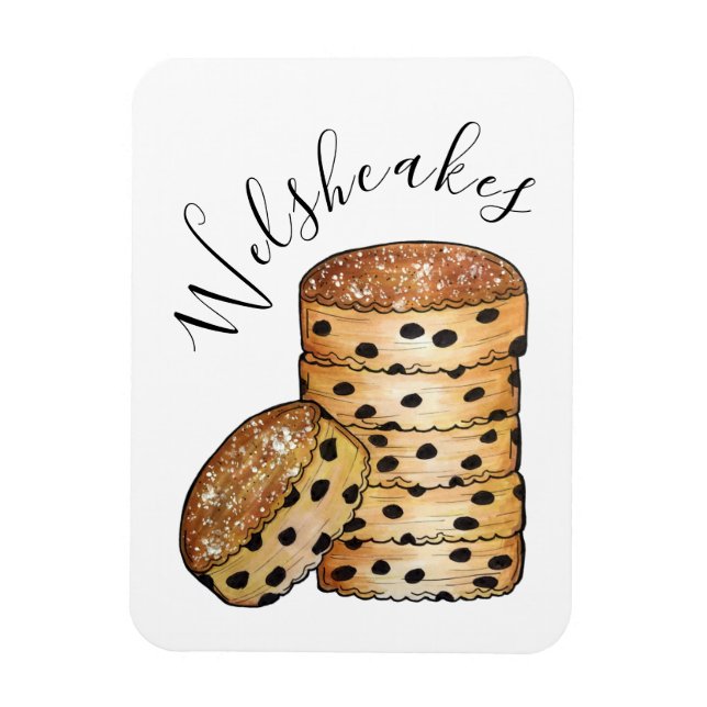 Imán Galés pasteles galeses Bakestones Reino Unido Comi (Vertical)