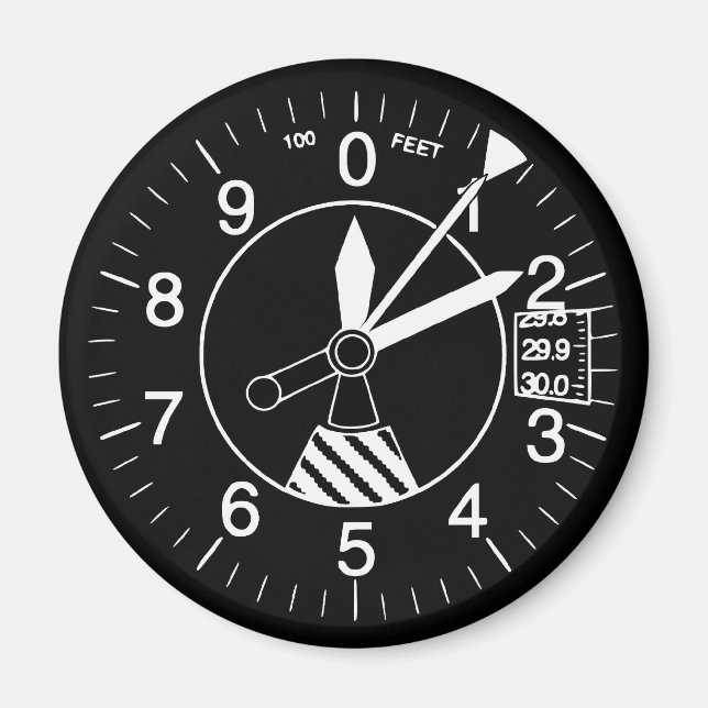 Imán Gálibo de altimeter para aeronaves (Frente)