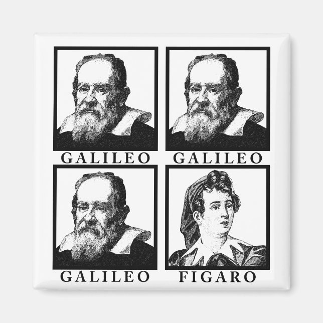 Imán Galileo Figaro BW (Frente)