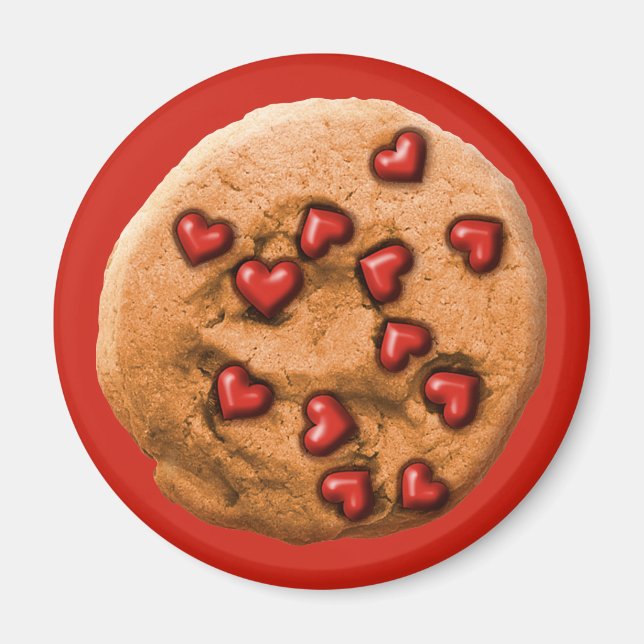 Imán Galleta de corazón (Frente)