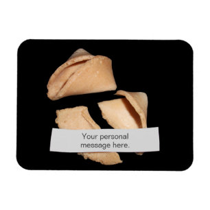 Imán Galleta de la Fortuna con Mensaje Personalizado