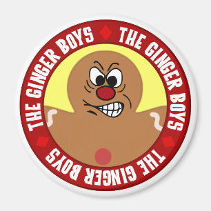 Imán Galleta enojada del hombre de pan de jengibre
