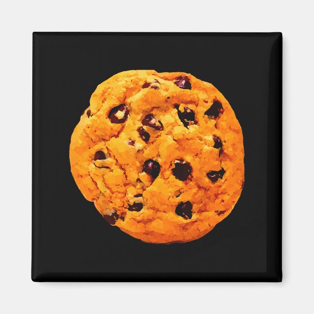 Imán Galleta gigante con trozos de chocolate (Frente)