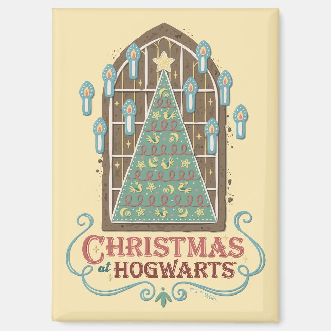 Imán Galleta Gráfica de NAVIDAD en HOGWARTS™ (Anverso)