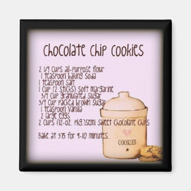 Imán Galletas de chocolate (Frente)