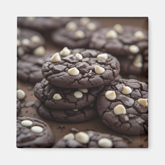 Imán Galletas De Chocolate Negro Con Chips De Chocolate