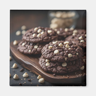 Imán Galletas De Chocolate Negro Con Chips De Chocolate