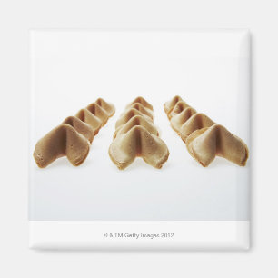 Imán Galletas de la suerte en tres filas