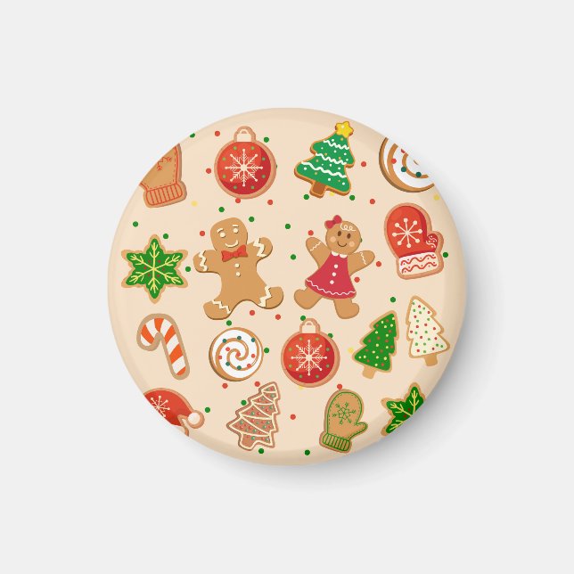 Imán Galletas de Navidad (Frente)
