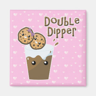 Imán Galletas Double Dipper y Leche