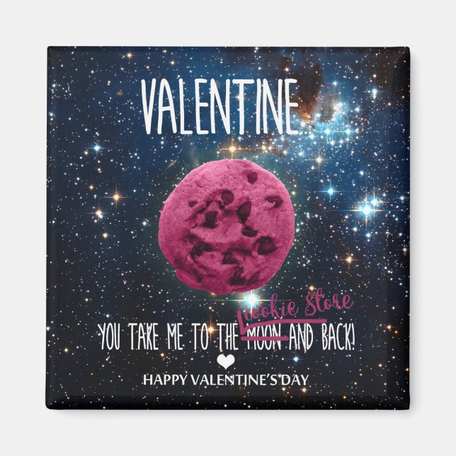 Imán Galletas dulces para San Valentín (Frente)