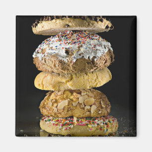 Imán Galletas en una pila