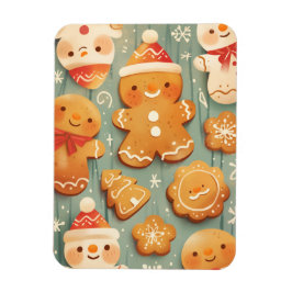 Imán Galletas Festivas de Jengibre