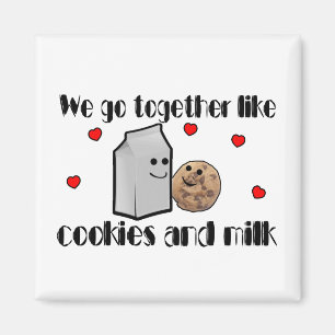 Imán Galletas y amor de la leche