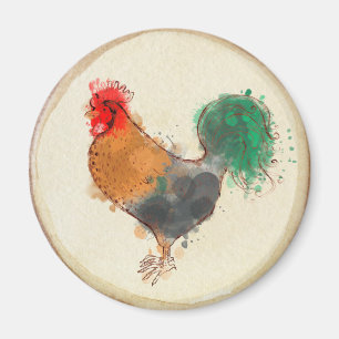 Imán Gallina del gallo del pollo