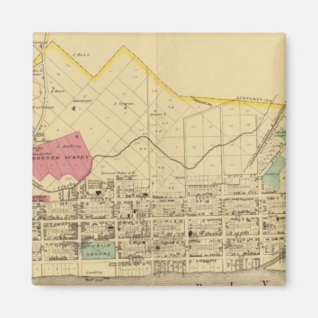 Imán Gallipolis, Ohio (Frente)