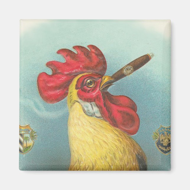 Imán Gallo de fumadores (Frente)