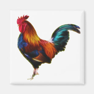Imán Gallo de la Leghorn de Fractalius