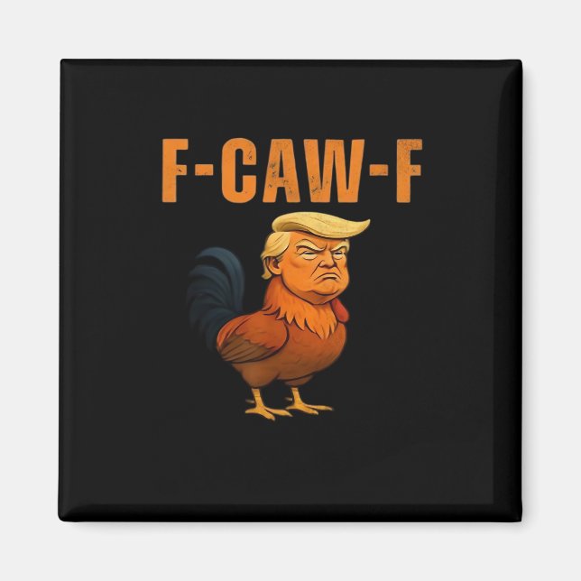 Imán Gallo F-Caw-F Anti Clásico (Frente)