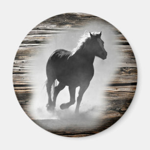 Imán Gallopaje de caballos salvajes