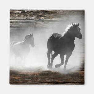 Imán Gallopaje de caballos salvajes
