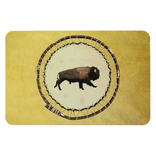 Imán Galloping Bison (Horizontal)