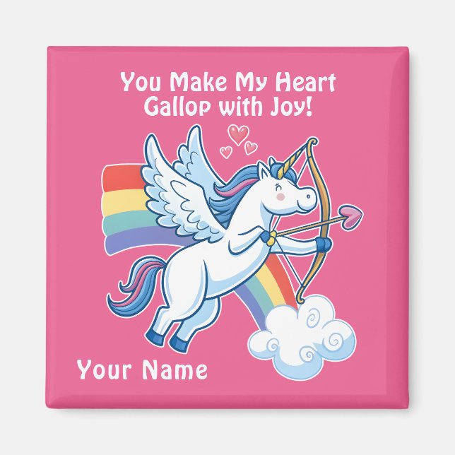 Imán Galloping Unicorn Cupid’s Love Magic  (Frente)