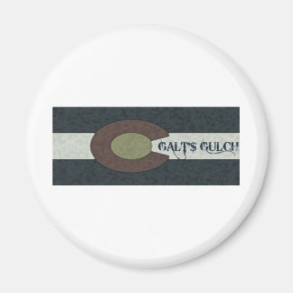 Imán Galt's Gulch - Diseño combinado rojo blanco y azul