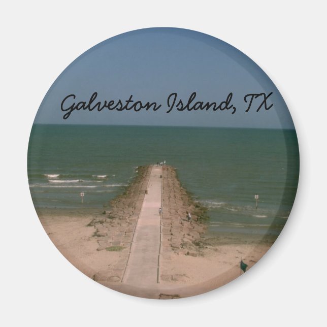 Imán Galveston Island Magnet (Frente)