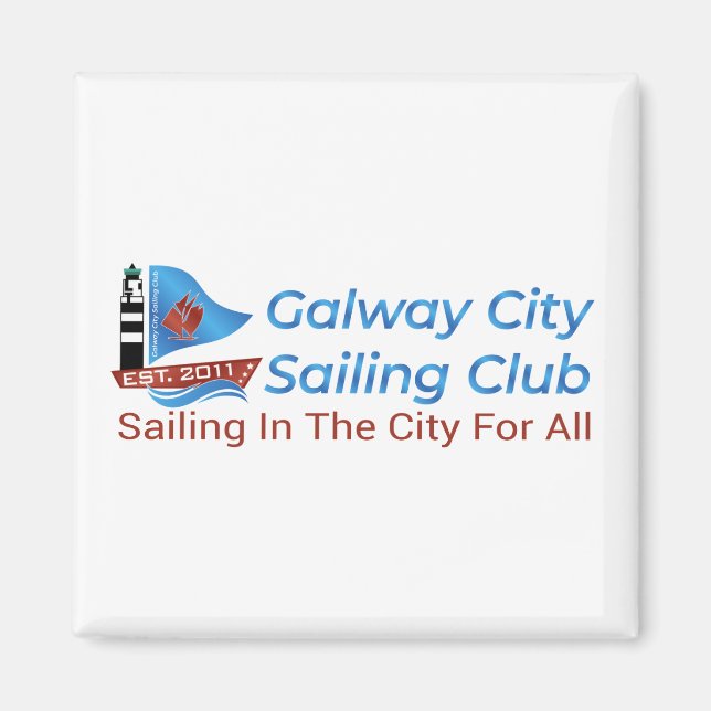 Imán Galway City Sailing Club (Frente)