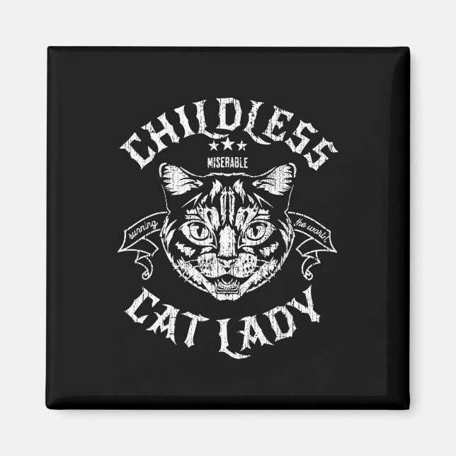 Imán Gama De Gatos Por La Votación Feminista De Kamala  (Frente)