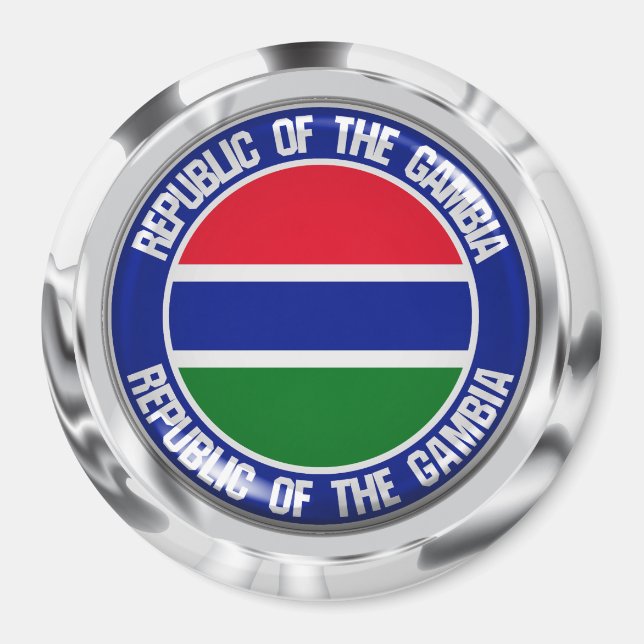 Imán Gambia Round Emblem (Frente)
