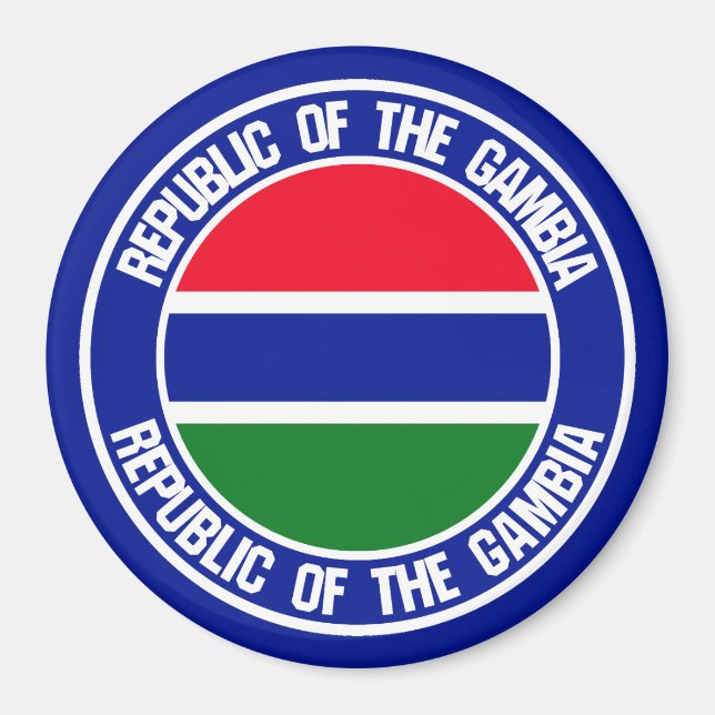 Imán Gambia Round Emblem (Frente)