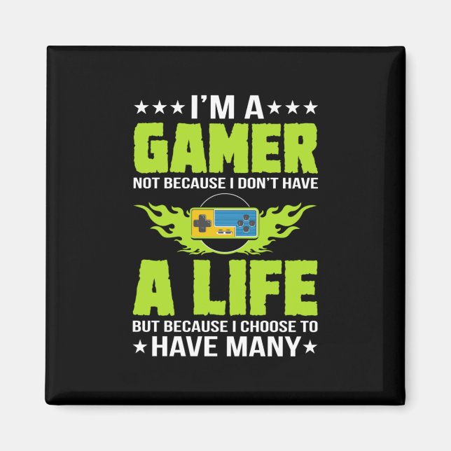 Imán Gamer Am A Gamer (Frente)