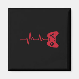 Imán Gamer Heartbeat Game Controller Gaming Niños M