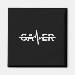 Imán Gamer Heartbeat Gracioso Video Juegos Hombres Niño