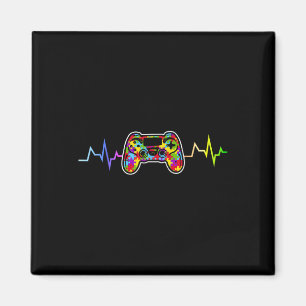 Imán Gamer Heartbeat Videojuegos Niños Niños Niños Niño