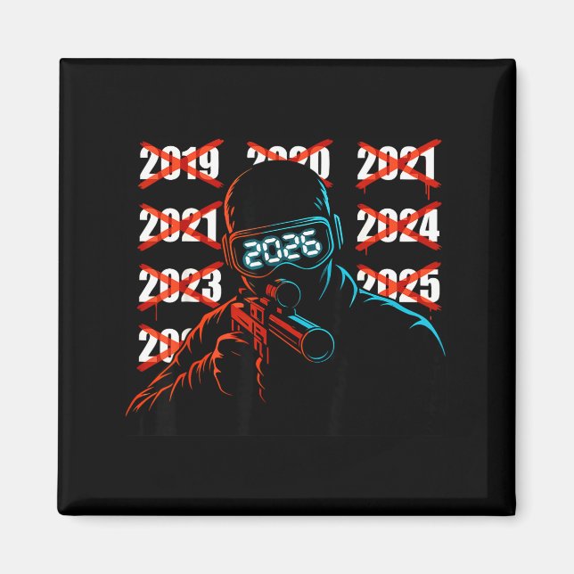 Imán Gamer New Year's Eve 2026 Will Be My Year Gaming M (Frente)