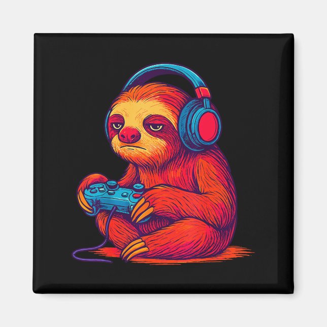 Imán Gamer Sloth  (Frente)