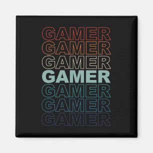 Imán Gamer Vintage Retro Gamers Videojuegos Videojuegos