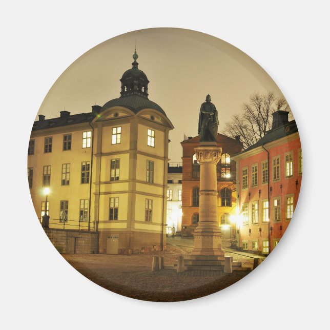 Imán Gamla Stan en Estocolmo, Suecia (Frente)
