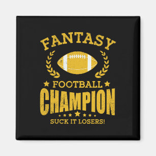 Imán Ganador Campeón de Fútbol Fantasía Champ Draft Foo