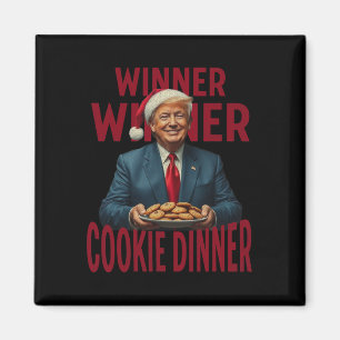 Imán Ganador Cookie Dinner Funny Trump 2024 47th