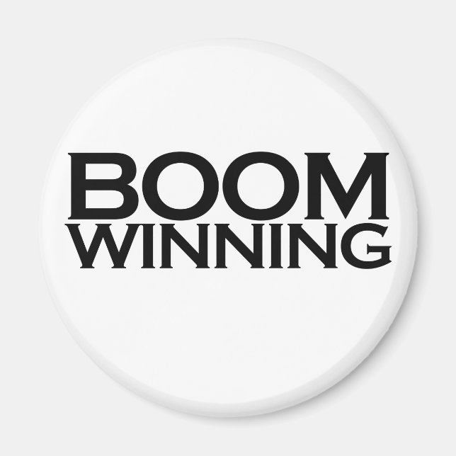 Imán Ganador de Boom (Frente)