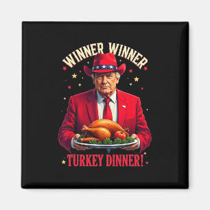 Imán Ganador de Cena Turca Gracioso Trump Pjs Gracias