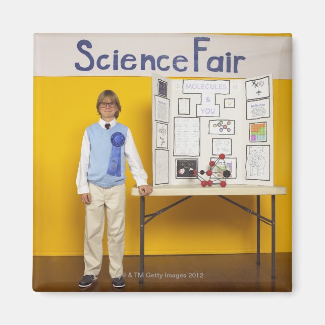 Imán Ganador de ferias de ciencia (Frente)