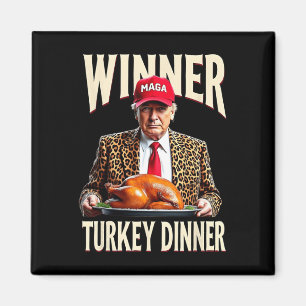 Imán Ganador de la cena en Turquía Divertido Trump